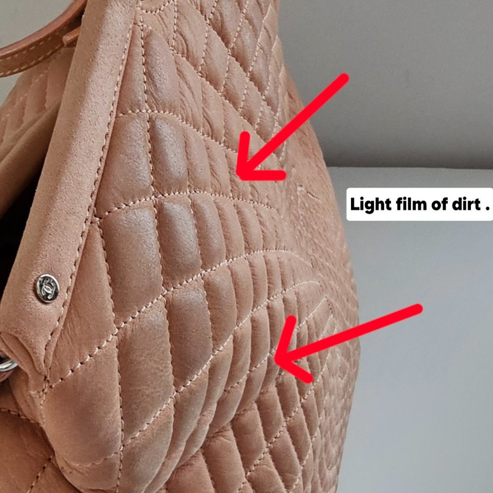 CHANEL -Spiral Sea Tote Quilted Iridescent Calfskin Bag! -AUTHENTIC! - Picture 12 of 16